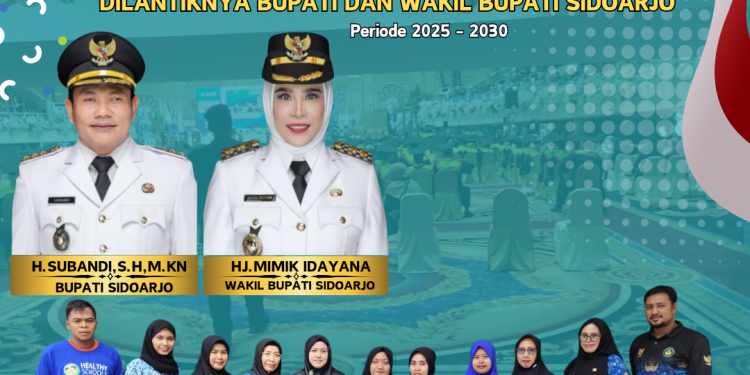 Keluarga Besar SDN Sidomojo Krian, Mengucapkan Selamat dan Sukses Atas Pelantikan Bupati dan Wakil Bupati Sidoarjo Periode 2025-2030