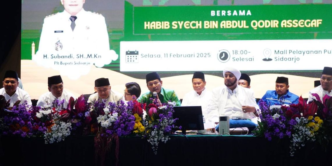 Sidoarjo Bersholawat Meriahkan Hari Jadi Kabupaten Sidoarjo ke-166
