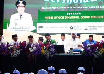 Sidoarjo Bersholawat Meriahkan Hari Jadi Kabupaten Sidoarjo ke-166