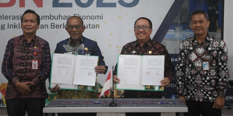 Pj. Bupati Merangin Tandatangani Nota Kesepakatan, Bersama Kantor Wilayah Dirjen Perbendaharaan Provinsi Jambi