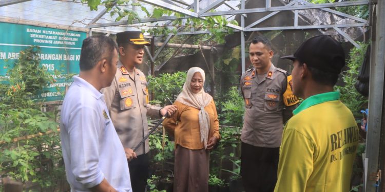 Pesan Kapolres Madiun, Usai Kedungmaron Ditetapkan Sebagai Desa Percontohan Asta Cita Ketahanan Pangan 2025