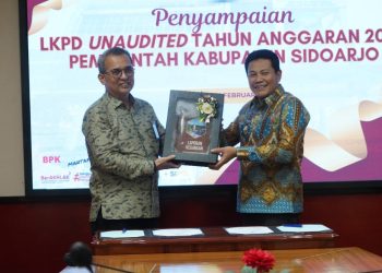 Serahkan LKPD 2024, Plt. Bupati Sidoarjo Targetkan Kembali Opini WTP