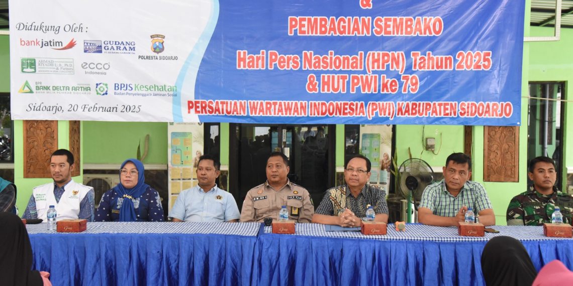 Pemkab Sidoarjo Apresiasi Baksos PWI Kabupaten Sidoarjo