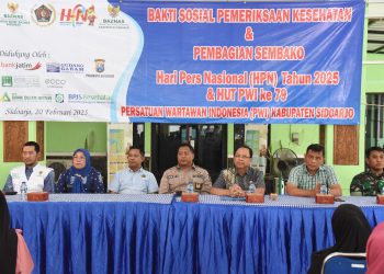 Pemkab Sidoarjo Apresiasi Baksos PWI Kabupaten Sidoarjo