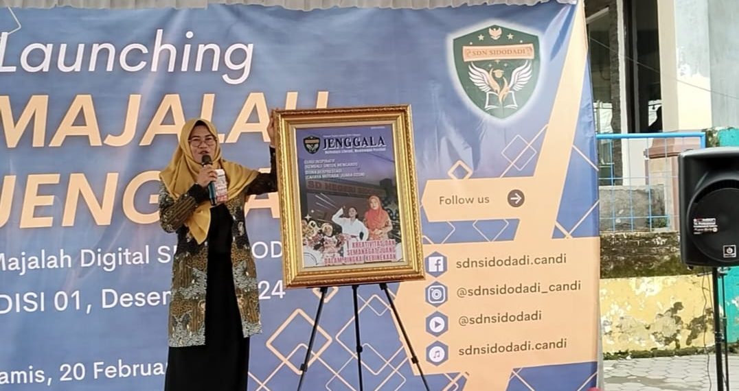 SDN Sidodadi Launching E – Majalah Jenggala, Tingkatkan Literasi Siswa