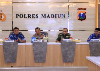 Rakor Eksternal Ops Ketupat Semeru 2025, Kapolres Madiun Tekankan Kesiapan Pengamanan Idul Fitri 1446 H