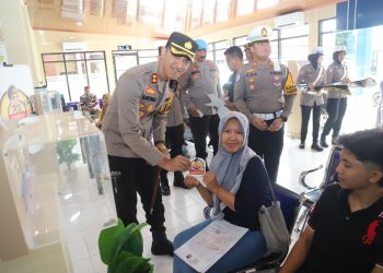 Pastikan Mudik Aman, Polres Magetan Gencar Sosialisasikan Layanan Hotline Mudik Polri 110