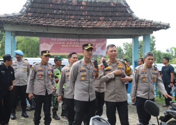 Karoops Polda Jatim Pantau Langsung Pengamanan PSU Pilkada Magetan, Pastikan Berjalan Aman dan Lancar
