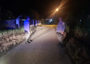 Polres Sarolangun Intensifkan Patroli Malam ke Rumah Warga Yang di Tinggalkan