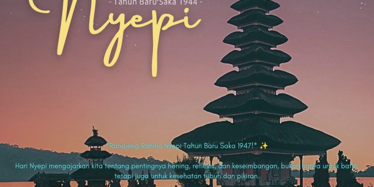 Java Watch Indonesia Mengucapkan, Selamat Hari Suci Nyepi Tahun Baru Saka 1947