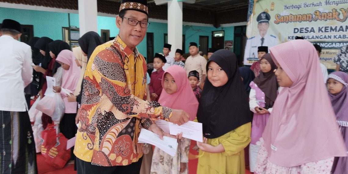 Ramadhan Mubarak, Pemerintah Desa Kemantren,Tulangan Santuni Anak Yatim dan Buka Bersama