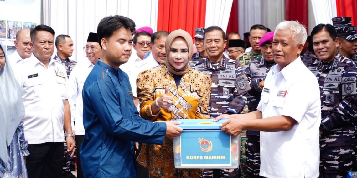 Wakil Bupati Sidoarjo dan Kasal Resmikan Gedung Panti Asuhan Laksamana Muda Mas Pardi di Candi