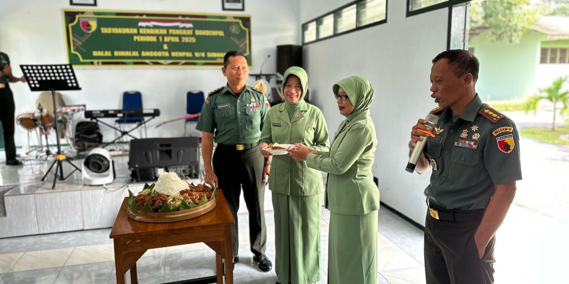 Tasyakuran Kenaikan Pangkat Letkol Cpl Kusaeri Digelar di Aula Denpal V/Sidoarjo