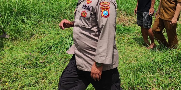 Polsek Tanggulangin Dukung Program Ketahanan Pangan, Buka Lahan Jagung di Desa Kedensari