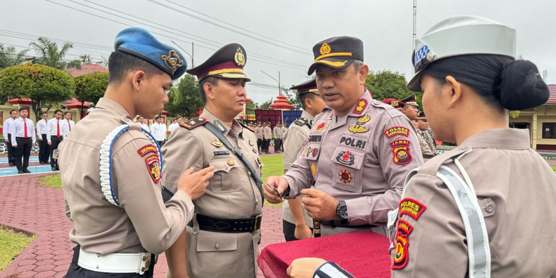 Empat Pejabat Dilingkungan Polres Sarolangun Berganti, Sertijab dipimpin Langsung AKBP Budi Prasetya,S.I.K,M.Si