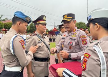 Empat Pejabat Dilingkungan Polres Sarolangun Berganti, Sertijab dipimpin Langsung AKBP Budi Prasetya,S.I.K,M.Si