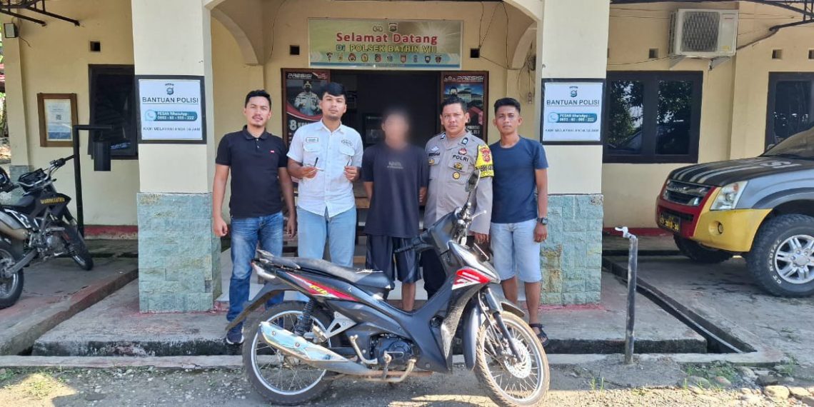 Polsek Bhatin VIII, Hanya 2 jam Tangkap Pelaku Curanmor