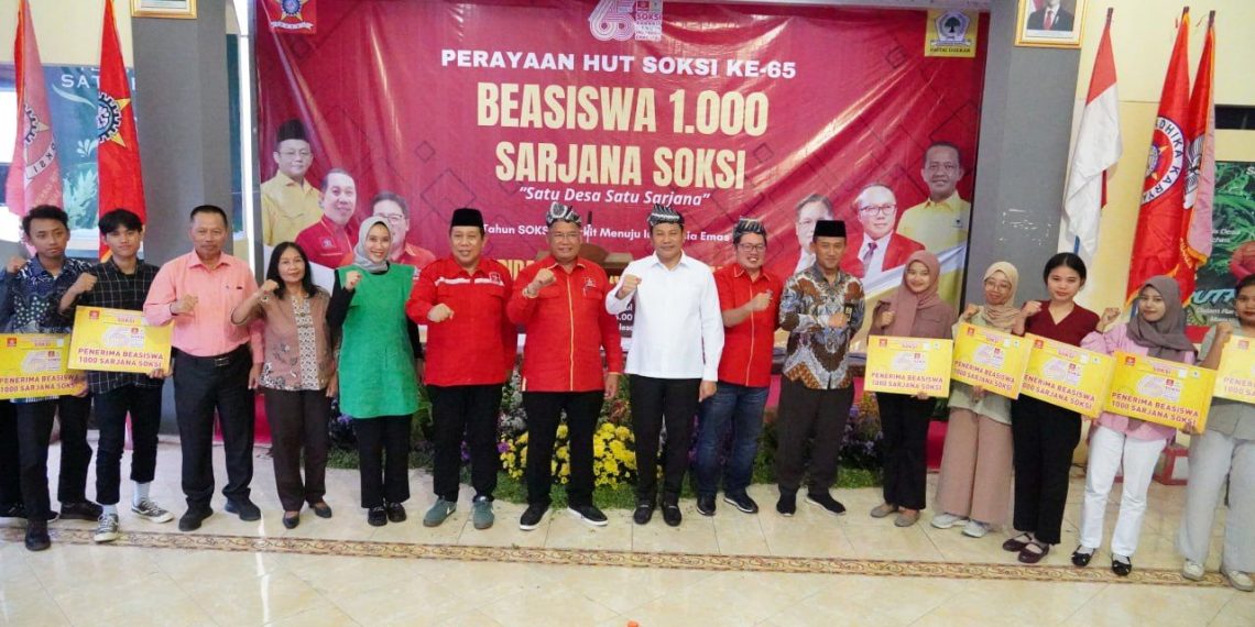 Bupati Subandi Apresiasi Beasiswa SOKSI: Momentum Tepat di Hari Pendidikan Nasional