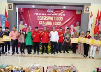 Bupati Subandi Apresiasi Beasiswa SOKSI: Momentum Tepat di Hari Pendidikan Nasional