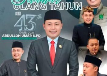Abdulloh Umar Ketua DPRD Berulang Tahun ke-43 Semoga Tetap Amanah dan Inspiratif