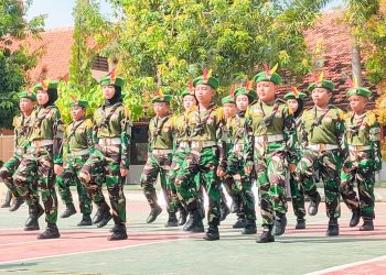 TNI Cilik Binaan Kodim Bojonegoro Raih Juara LKBB Tingkat SD/MI se-Jawa Timur