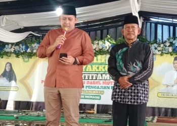 Bupati H.M Syukur dan Wabup H.A Khafied Motivasi Para Santri Pada Acara Haflah Attasyakkur Lil Ikhtitam Pondok Pesantren Darul Muttaqien