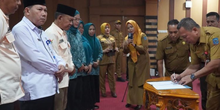 Wabup H. A. Khafidh Moein Pimpin Rakor TPPS dan Launching “Genting” dan Angka Prevalensi Stunting Merangin Turun dari 14,9 menjadi 9,6