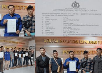 JCW Melengkapi Berkas Kliennya PT TPS Sebagai Bukti Laporan di Reskrim Polresta Sidoarjo
