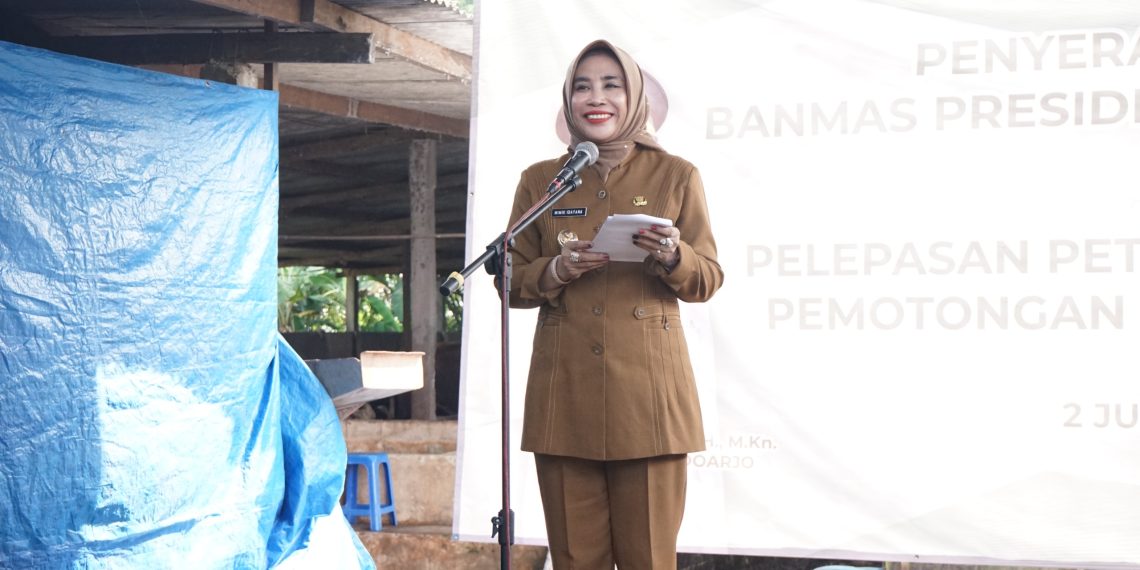 Kabupaten Sidoarjo Terima Satu Ekor Sapi Seberat 1,08 Ton dari Presiden Prabowo Subianto