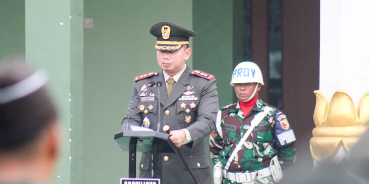 Kodim Bojonegoro Gelar Upacara Bendera Peringati Hari Lahir Pancasila 2025