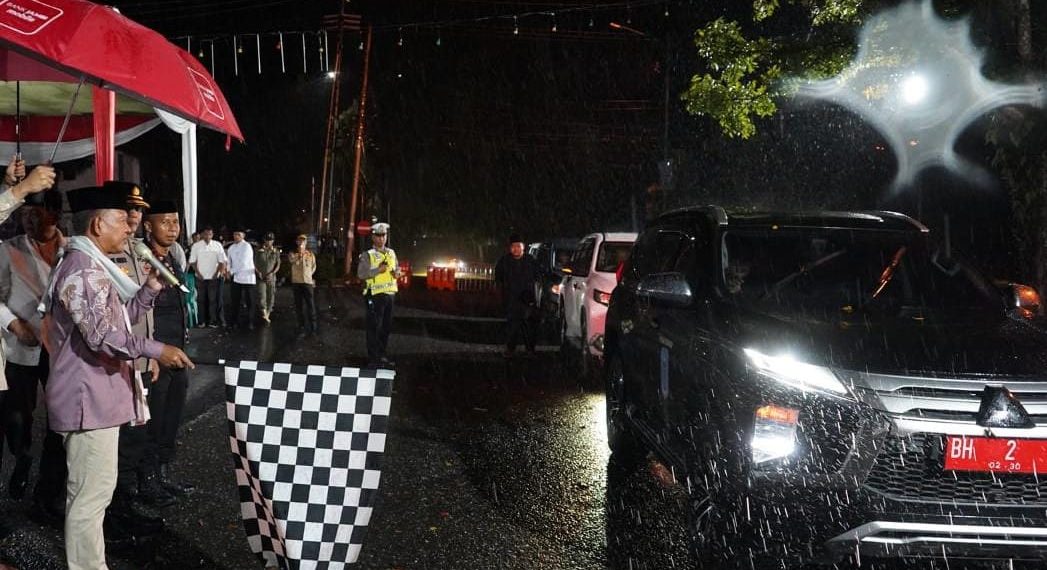 Kondisi Hujan, Wabup Lepas Pawai Takbiran Idul Adha 1446 H