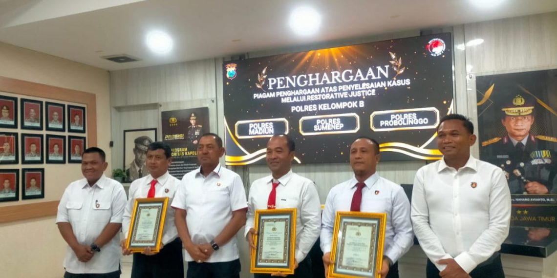 Bangga! Satresnarkoba Polres Madiun Juara Pertama Restorative Justice Semester I 2025