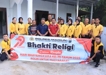 Hari Bhayangkara ke-79, Polres Madiun Perkuat Toleransi Lewat Bhakti Religi