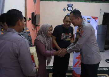 Polres Madiun Tunjukkan Kepedulian Lewat Anjangsana Sambut Hari Bhayangkara ke-79
