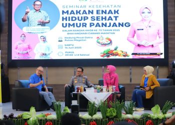 Bhayangkari Magetan Gelar Seminar Kesehatan Bersama Prof. Hans Tandra, Edukasi Pola Hidup Sehat untuk Umur Panjang