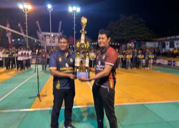 Semarak Hari Bhayangkara ke-79, Turnamen Voli Bupati dan Kapolres Magetan Cup Resmi Dibuka