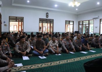 Rangkaian Giat Hari Bhayangkara Ke-79 Tahun 2025, Polres Madiun Gelar Dzikir dan Doa Bersama
