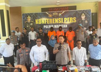 Kado Manis Jelang Hari Bhayangkara, Polres Magetan Tangkap Komplotan Pembobol ATM Lintas Provinsi