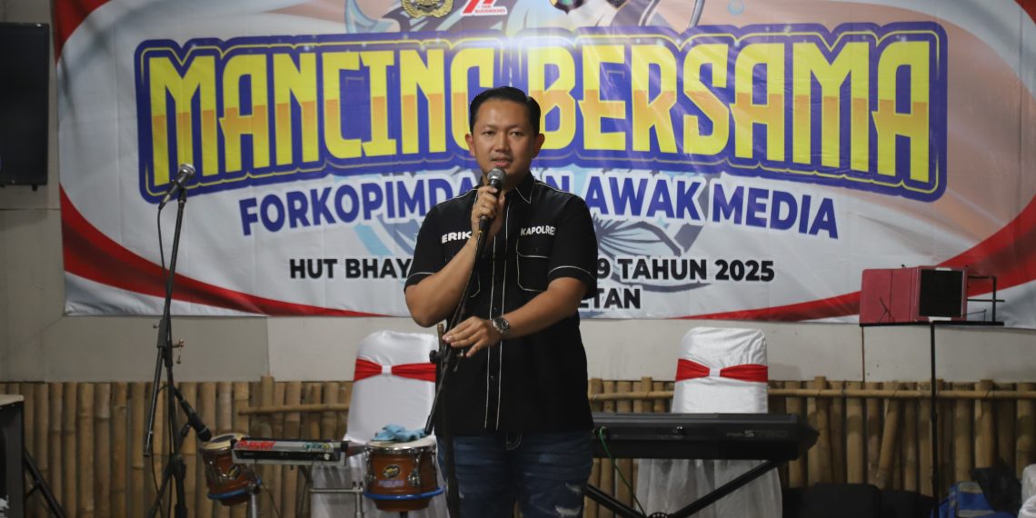 Lomba Mancing Polres Magetan Meriah, Awak Media Adu Strategi Pancing Lele