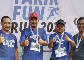 Anggota DPRD Komisi B, Kusumo Adi Nugroho Meriahkan Event Tarik Fun Run 2025