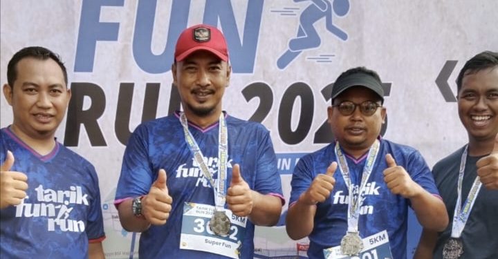 Anggota DPRD Komisi B, Kusumo Adi Nugroho Meriahkan Event Tarik Fun Run 2025