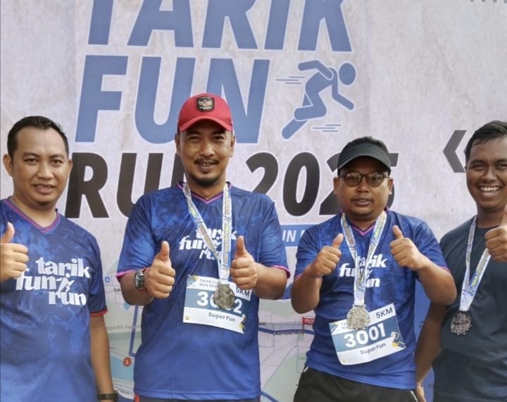 Anggota DPRD Komisi B, Kusumo Adi Nugroho Meriahkan Event Tarik Fun Run 2025