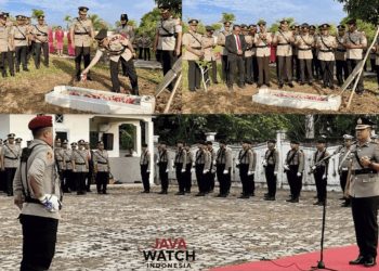 Jelang HUT Bhayangkara Ke-79, Kapolres Sarolangun Ziarah ke TMP Satria Bhakti