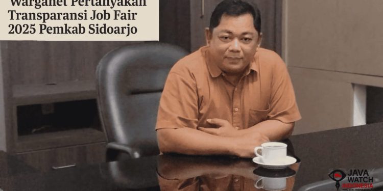 JCW Soroti Transparansi Job Fair 2025 Pemkab Sidoarjo