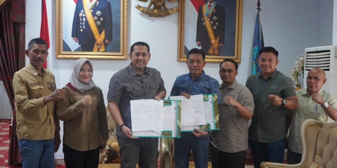 Delapan Kades dan BPD di Tabir Selatan Sepakati Batas Desa, Teken MoU Bersama