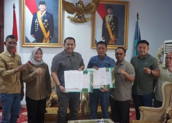 Delapan Kades dan BPD di Tabir Selatan Sepakati Batas Desa, Teken MoU Bersama