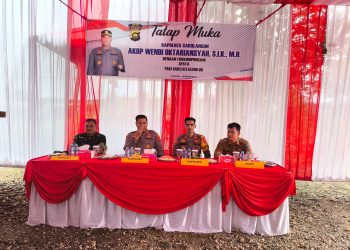 Kapolres Sarolangun Lakukan Kunjungan Kerja dan Silaturahmi ke Polsek Batin VIII