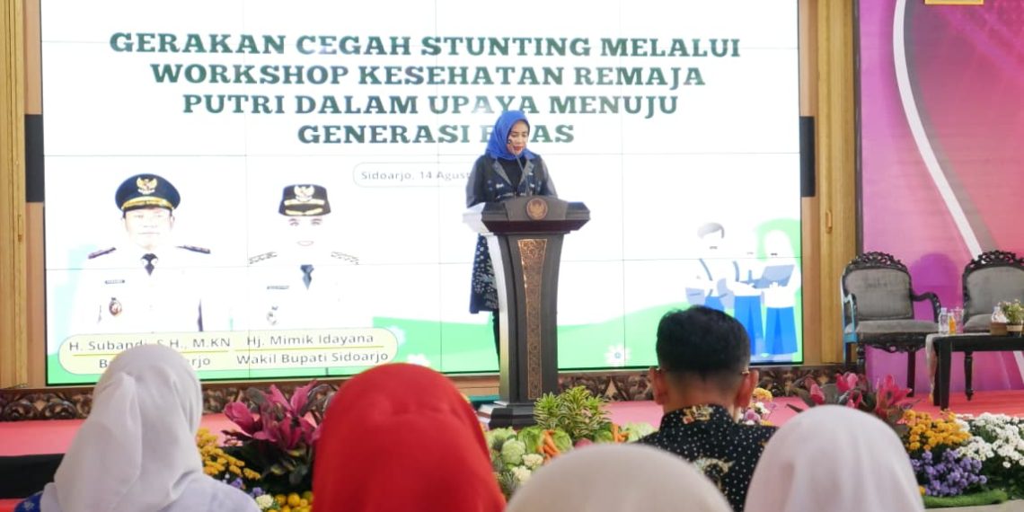 Wabup Sidoarjo Ajak Remaja Putri Jaga Kesehatan untuk Cegah Stunting
