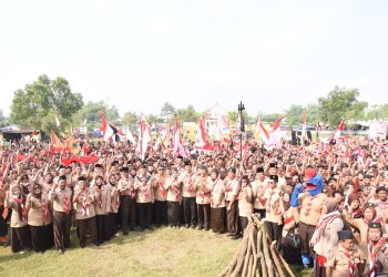 Bupati Pimpin Upacara Hari Pramuka ke-64, Serukan Generasi Tangguh dan Melek Teknologi