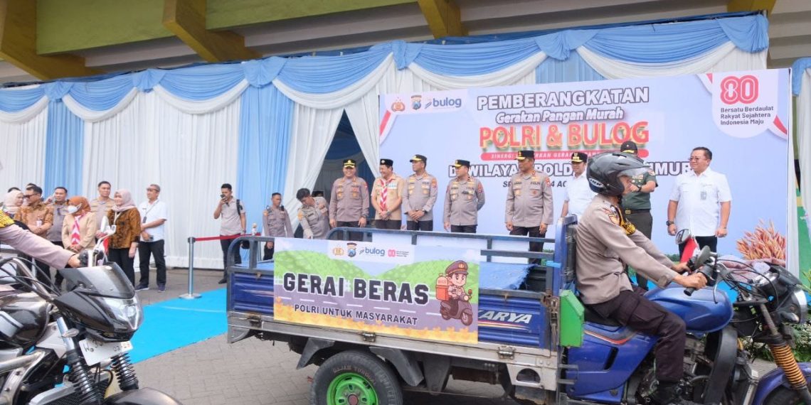 Bupati Hadiri Kick Off Launching Gerakan Pangan Murah Polri di Sidoarjo